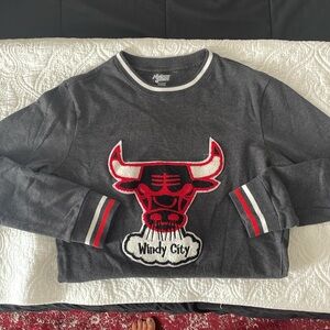 Mustache Arcade Chicago Bulls Pullover Sweater